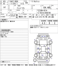 Nissan DAYZ ROOX лот № 3006 оценка 4  с аукциона в Японии 5