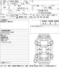 Nissan DAYZ ROOX лот № 3021 оценка 4  с аукциона в Японии 5