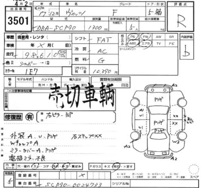 Toyota VITZ  с аукциона в Японии