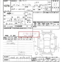 Toyota WISH лот № 1076 оценка 3.5  с аукциона в Японии 6
