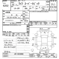Honda LIFE лот № 6202 оценка R  с аукциона в Японии 6