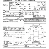 Mitsubishi EK SPACE лот № 7109 оценка 3.5  с аукциона в Японии 4
