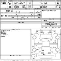 Daihatsu HIJET VAN лот № 3077 оценка RA  с аукциона в Японии 2