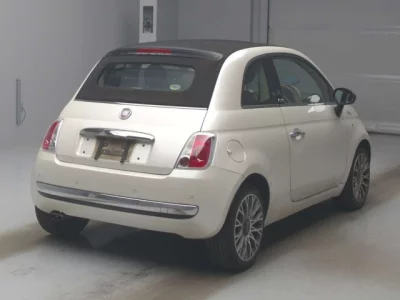 Fiat 500C  с аукциона в Японии