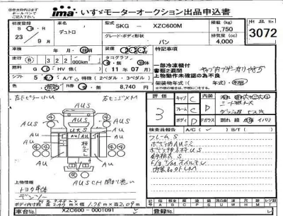 Hino DUTRO  с аукциона в Японии