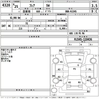 Mazda FLAIR  с аукциона в Японии