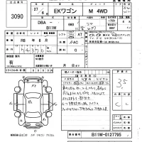 Mitsubishi EK WAGON лот № 3090 оценка 3.5  с аукциона в Японии 6