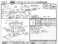 Hino RANGER лот № 3447 оценка 3  с аукциона в Японии 2