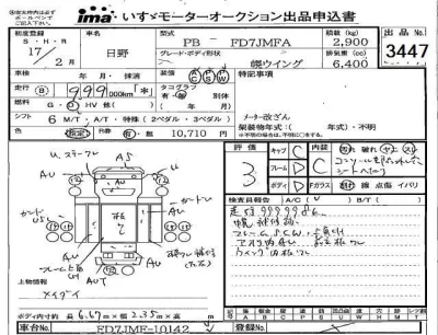 Hino RANGER  с аукциона в Японии