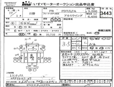 Hino RANGER  с аукциона в Японии
