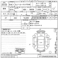 Renault LUTECIA лот № 25125 оценка 4  с аукциона в Японии 10