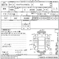 GM CADILLAC SEVILLE лот № 80174 оценка 3.5  с аукциона в Японии 10