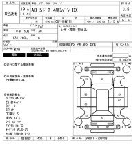 Nissan AD лот № 2066 оценка 3.5  с аукциона в Японии 6