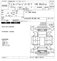 Nissan CUBECUBIC лот № 2206 оценка 3.5  с аукциона в Японии 6