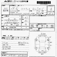 Toyota RACTIS лот № 8374 оценка 3  с аукциона в Японии 7