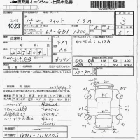 Honda FIT лот № 4023 оценка 3  с аукциона в Японии 7