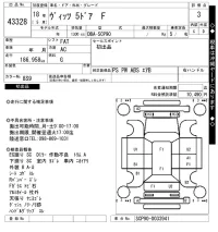 Toyota VITZ лот № 43328 оценка 3  с аукциона в Японии 10