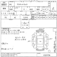 Honda ACTY TRUCK лот № 80057 оценка R  с аукциона в Японии 8