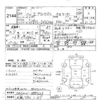 Suzuki EVERY WAGON лот № 2144 оценка 3  с аукциона в Японии 9