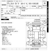 Daihatsu TANTO лот № 42050 оценка RA  с аукциона в Японии 10