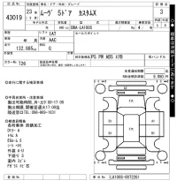 Daihatsu MOVE лот № 43019 оценка 3  с аукциона в Японии 10