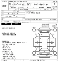Subaru GOLF ALLTRACK лот № 9501 оценка 0  с аукциона в Японии 6