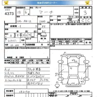 Nissan MARCH лот № 4373 оценка 3  с аукциона в Японии 5