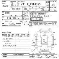 Nissan DAYZ лот № 3025 оценка 3.5  с аукциона в Японии 8