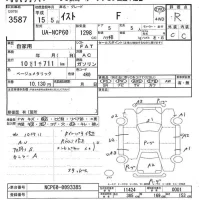 Toyota IST лот № 3587 оценка R  с аукциона в Японии 7