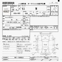Honda VAMOS лот № 4002 оценка R  с аукциона в Японии 7