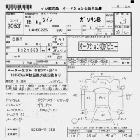 Suzuki TWIN лот № 2053 оценка 3  с аукциона в Японии 7