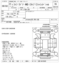 Honda LIFE лот № 6158 оценка RA  с аукциона в Японии 5