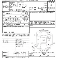 Subaru STELLA лот № 5008 оценка 3  с аукциона в Японии 4