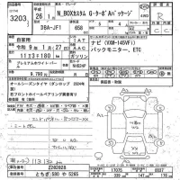 Honda N BOX лот № 3203 оценка R  с аукциона в Японии 9