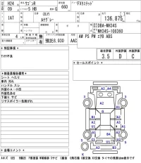 Suzuki WAGON R лот № 3301 оценка 3.5  с аукциона в Японии 5