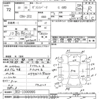 Honda ZEST лот № 72 оценка R  с аукциона в Японии 7