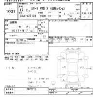 Toyota COROLLA лот № 1031 оценка 3  с аукциона в Японии 7