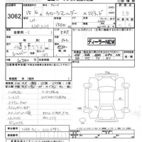 Toyota COROLLA FIELDER лот № 3062 оценка 3.5  с аукциона в Японии 7