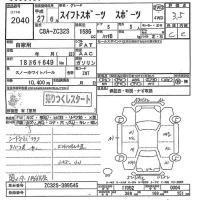 Suzuki SWIFT лот № 2040 оценка 3.5  с аукциона в Японии 9