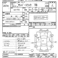 Subaru SAMBAR лот № 2074 оценка R  с аукциона в Японии 9