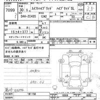 Suzuki SWIFT лот № 7099 оценка 3.5  с аукциона в Японии 9
