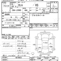 Daihatsu TANTO лот № 7117 оценка R  с аукциона в Японии 9