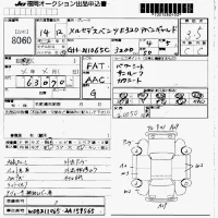 Mercedes-Benz E CLASS лот № 8060 оценка 3.5  с аукциона в Японии 7