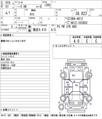 Nissan MARCH лот № 8513 оценка 4  с аукциона в Японии 5
