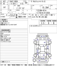 Nissan DAYZ ROOX лот № 3007 оценка 3.5  с аукциона в Японии 5