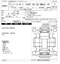Mercedes-Benz E CLASS WAGON лот № 5001 оценка 4  с аукциона в Японии 6