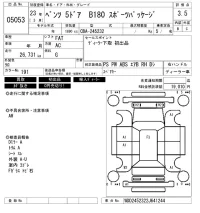Mercedes-Benz B CLASS лот № 5053 оценка 3.5  с аукциона в Японии 6