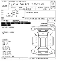 Volvo S40 лот № 5055 оценка 3.5  с аукциона в Японии 6