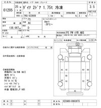 Toyota DYNA лот № 1205 оценка 3.5  с аукциона в Японии 10