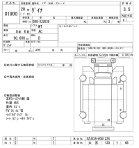 Toyota DYNA лот № 1900 оценка 3.5  с аукциона в Японии 10
